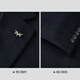 HLA Hailan Home Suit Men's Spring and Autumn 24 New Wool Comfort Suit Jacket Men HWXAW3W004A Navy Blue 08 175/96B 48B Recommended 137~148Jin [Jin equals 0.5 kg]