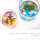 Gong Du Creative Desktop Fish Tank Ecological Round Glass Goldfish Tank Turtle Tank Mini Small Landscaping Home Aquarium Cylindrical Naked Tank Diameter 20CM Height 20CM
