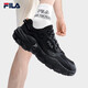 斐乐（FILA）官方掠夺者2男鞋跑步鞋网面鞋老爹鞋运动休闲鞋 黑/锻铁-BF 42