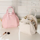 Ono Sieben-Tage-Make-up-Tasche für Frauen tragbare neue tragbare Reise mit großer Kapazität Reisen Toilettenartikel und Hautpflegeprodukte sortieren Aufbewahrungsbeutel großer Schalenbeutel [Milch weiß] 23*22*9