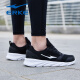 Hongxing Erke sports shoes men's shoes summer mesh breathable soft sole running shoes official odorproof mesh shoes men casual travel shoes men black 3291 (mesh style) 39