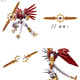 Figure-rise Standard 数码宝贝系列拼装拼插模型数码暴龙手办 闪光暴龙兽