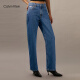 Calvin Kleinjeans [Replica 90 Series] Four Seasons Women's C-Cotton Retro Classic Straight Jeans 40WL795 E5D-Denim Blue 30