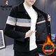 Specht Jacke Männer 204 Neue Frühlings- und Herbstjacke Männer plus Baumwollmode -Wollmotor Feste Farben Winter Casual Top Männer 681 Khaki 2xl