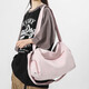 Xingxi sports yoga short-distance luggage bag large capacity handbag women's business trip swimming fitness bag crossbody backpack pink 37*20*24cm
