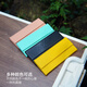 Select the new glasses box for the first time, triangle foldable portable, simple and personalized sunglasses storage box for men and women, green glasses delivery cloth