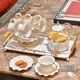 Juego de té de regalo de boda Qipai conjunto completo de regalos de boda y regalos para recién casados para recién casados y regalos para nuevas casas prácticas para amigos. Set de té de gama alta Caja de regalo de 16 piezas [848]