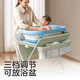 可优比（KUB）可优比尿布台新生婴儿换护理台尿布台按摩抚触折叠移动多功能 树 长颈鹿+小水盆