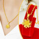 Jinshitong 10,000 personas arrebatan Hong Kong Vietnam Gold Collar Collar de girasol para mujeres para promocionar el collar de calefacción de regalo de cumpleaños del esposo. 8 gramos se venderán por 5,999 yuanes.