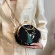 Poke Snail estilo chino Super Hot Hand con nuevo Bolso de Mujeres Chinas para mujeres 2024 Bordado de moda Summer Bordery Small Round Fashion Versatil Crossbody Bols