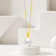 Chao Acer 18K gold pearl pendant as a birthday gift for girlfriend Zhijian XPK33702315 white pearl model with free silver chain