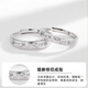 Zhongyi Pixiu 999 Pure Silver Couple Rings Pair of Men's and Women's Sterling Silver Rings 2024 Birthday Gift for Girlfriend (999 Pure Silver) Pixiu Couple Rings 3 Openings Adjustable