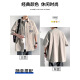 
Baiqueting short-sleeved shirt men's summer new ice silk shirt jacket men's trendy brand loose casual work jacket top 854 pink XL