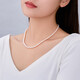 Saturday Fortune (ZLF) S925 Silver Freshwater Pearl Necklace Female Youthful Clavicle Necklace Birthday Gift 42cm