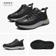 
Katile crocodile soft cowhide snow boots men's winter fur integrated warm cotton boots thickened wool cotton shoes men 9887 black 44