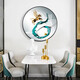Mo Hua Lulin Restaurant Dekorative Gemälde moderner einfacher Esstisch Hängende Maler Restaurant Wandeingang Eingangseingangsschrank High-End-Malerei Esszimmer Jiuyu Bild 02 Paar Wein Dang Song 12350 Kristallporzellanmaler 40 schwarzer Rahmen (Gold Rahmen erfordert Notizen Notizen