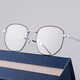 VGO anti-blue light glasses, anti-radiation glasses, 98% men's and women's goggles, titanium frame, 0 degree no degree flat frame