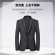 SHANSHAN杉杉西服男春秋新款含羊毛商务休闲中青年男士西装外套职业正装 灰色 M (170)