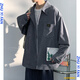 Idee (Zhuyifan) Fett großer Größe 240 Jin [Jin entspricht 0,5 kg] Langarm Shirt Herren Frühlings- und Sommer- und Herbstjacke Herren-Lose und Fett und großer Hemd Herren Mode C867 White M 90-110 Jin [Jin gleich 0,5 kg]
