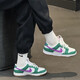 Nike (NIKE) Dunk Low Yellow Beige Sports Comfortable Fashion Fashion Retro Low Top Anti-Slip Wear Resistant Casual Sports Board Shoes FD9922-151 Women's White and Green 36