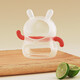 Birthstory Space Rabbit Baby Teether Gloves Baby Molars Anti-eating Hands Baby Chewable Silicone Toy Bite Stick Orange Space Rabbit