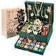 Xinge children's ancient style beaded gift box toys for girls birthday gifts hair decoration glass handmade DIY house play toys