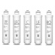 Le purificateur d'eau MIDEA s'adapte au MRU1591-50G MRU1691D-50G MRC1592-50G F1 Elément de filtre [F1_PP + C1 + C2 + RO200G * 2] 5 unités au total