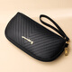 Cool Kangaroo 2025 new fashion clutch bag women's wallet long coin wallet mobile phone bag large capacity hand grab bag women's small bag black V33 (versatile)