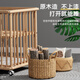 优乐博（ULOP）婴儿床宝宝拼接榉木床无漆多功能移动升降睡床新生儿睡觉神器边床 榉木婴儿床【床垫+储物画板】