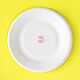 Xubao white paper plate DIY children's art graffiti paper plate painting kindergarten material disposable paper plate cake plate pulp white plate 7 inches 10 pieces 18cm