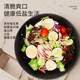 Qianniu Youfu Vegetable Salad Set 150g-690g Fresh mixed lettuce, light food, fitness matching ingredients, ready-to-eat chicken breast, 3 bags of vegetables + 1 bag of corn kernels + 6 bags of sauce