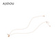 AJIDOU Ajidou Necklace Birthday Gift Elegant and Fashionable Rose Freshwater Pearl Pendant Clavicle Chain for Girlfriend and Wife