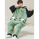 Shantoulin Village Shark Herren Herbst und Winter Großgröße einteiliger Pyjama 2024 Teenager Plüsch verdickte Korallenfell Heimkleidung ypf einteilig 3891 Braune Hirsche M Größe 160c/95jin [Jin gleich 0,5 kg]