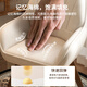 INSDEA (INSDEA) Faiche de vinaigrette de style médiéval Chaise de maquillage rotatif en bois massif pour la coiffeuse de chambre à coucher pour filles chaise selles rétro rétro Luxury Luxury blanc simple [Tissu de velours adapté à la peau]