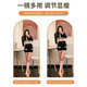 Yanxi Mirror Full-body Mirror Clothing Store Special Fitting Mirror Floor-standing Mirror Household Slim Beauty and High-Large Live Blooming Mirror [Adjustable High-Slim] Light Luxury Gold 160*50cm-Aluminum Alloy Large Rounded Corner