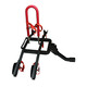 VIERUODIS vehicle-mounted bicycle rack car trunk rear hanger SUV folding American square mouth modified motorcycle single frame double beam bicycle rack