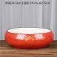 Narcissus pot extra large copper money grass ceramic flower pot tower bamboo narcissus bowl lotus one-leaf lotus water-absorbing stone hydroponic non-porous water lily porcelain pot rich peony [extra large]