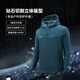 Mizuno Outdoor Soft Shell Autumn Cardigan Jacket Velvet Hooded Windproof Mountaineering Casual Top Black L