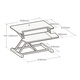 Brateck North Arc Lift Desk Computer Desk Standing Office Work Lift Table Standing Computer Lift Bracket D460