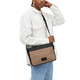 COACHDistrict Crossbody Bag 男士斜挎包邮差包公文包 棕色logo CV761-QBNRX