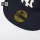 NEW ERA【七夕礼物】纽亦华MLB棒球帽男女情侣NY皮制LOGO平檐全封帽5950 13793091-黑色 纽约洋基队 738 58cm