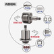 Dongdao starker pneumatischer kleiner Windkanonen 1/2 Windschlüssel großer Drehmoment Auto Reparaturreifen -Demontage 1 -Zoll -Schraubenschlüssel D3890 Single Dongdao 900 Drehmoment