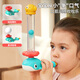 Beimuhui (Beimuhui) Kinderspielzeugpfeife Kinder blasen Musik schwimmend Ball Atem oder Mundmuskeltraining Baby Lungenkapazität Übung Blowing Ball Wale Blasen Musik [Geschenkbox/Blau] 3 in 1 in 1