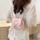Liyou -Rucksack für Frauen mit kleinem Rucksack für Mädchen, die aus dem koreanischen Mädchen Rucksack für Frauen spielen 2024 New Fashion College Style Pink