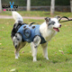 Wakytu animal de compagnie bandoulière extérieure portable sac à dos pour chien petit, moyen et grand chien équitation chien artefact