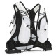 Imagen de águila (inoxto al aire libre) Carrera a campo traviesa y bolsas de agua de senderismo al aire libre de ultra ligera bolsa impermeable Bolsa de montañismo 12L Mochila para hombres y mujeres 12L White (solo mochila)
