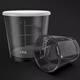 Zhenyou (Grsaed) four-piece set of fishing measuring cups, high-precision scale bait and bait measuring cup, non-stick bait mixing cup, special transparent measuring cup for fishing gear