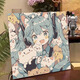 初音未来diy数字油画儿童简单手工填色画学生手绘丙烯油彩画 FQ719 20*20绷好带背板++画架颜料画笔