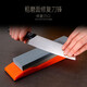 Zhonglue whetstone with base for home use non-slip double-sided fine sharpening oil stone strip kitchen knife sharpener sharpening rod 15cm-double-sided thickness can be sharpened with base