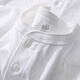 Chukuo heavyweight pure cotton Henley short-sleeved T-shirt men's summer American retro trend ins loose casual Henley collar T-shirt white S (recommended 90Jin Jin equals 0.5kg -110Jin Jin equals 0.5kg)